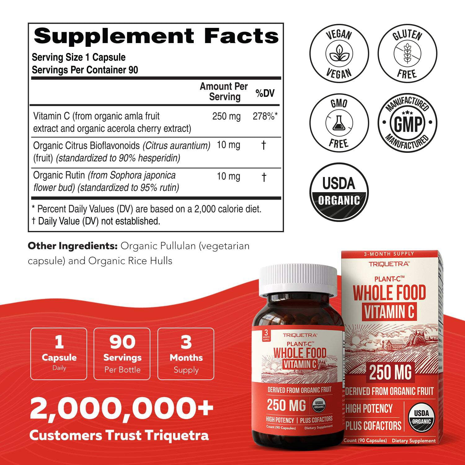 Triquetra Health Plant C™ | Organic Whole Food Vitamin C Complex