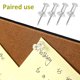 thumbnail image 5 of TABLETREANDS 6Ud De Para Tablero Con Púas Transparentes Para, 5 of 6