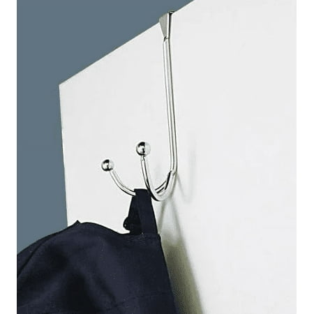

Sanamity Dorm Room Essentials The Metal Door Behind The Coat Hook Punch Storage Rack Household Wall Fixed Room Decor Silver