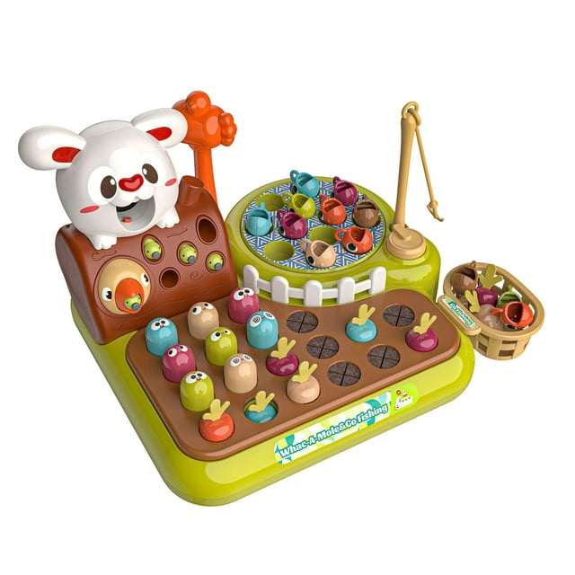 Juguetes de habilidades motoras finas Zulema Montessori juegos de pescar zanahorias