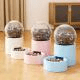 thumbnail image 6 of Moocorvic Automatic Pets Feeder, Smart Feeder with Timer & Food Storage,Dry Food Dispenser for Home,Office,Small Pets,9.06x8.27x4.72 Inch,Pink, 6 of 6