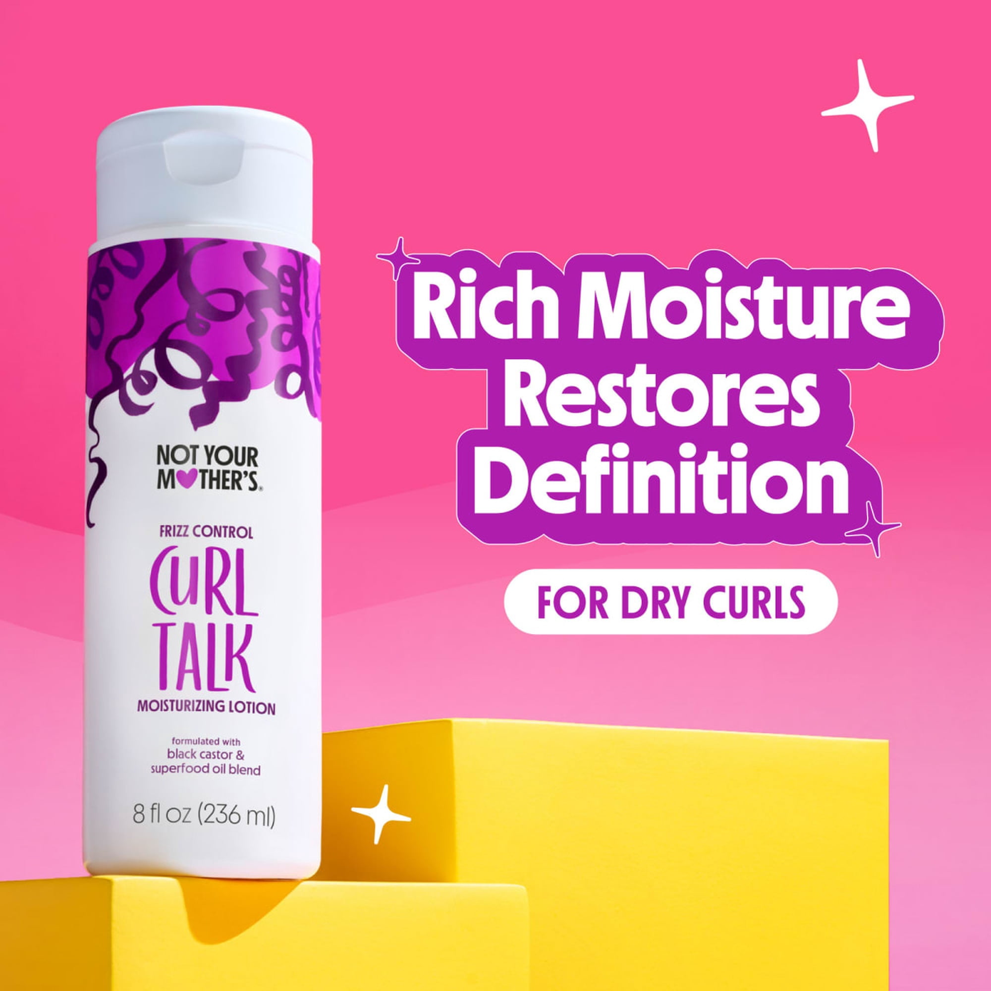 (6 pack) Not Your Mother's Curl Talk Frizz Control Moisturizing Hair Lotion, 8 fl oz