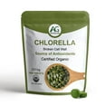 thumbnail image 1 of AimGrow Chlorelle Biologique, Comprimés de Chlorelle avec Paroi Cellulaire Cassée, Biologique Canada, 250 Mg, 1000 Unités, 1 of 6