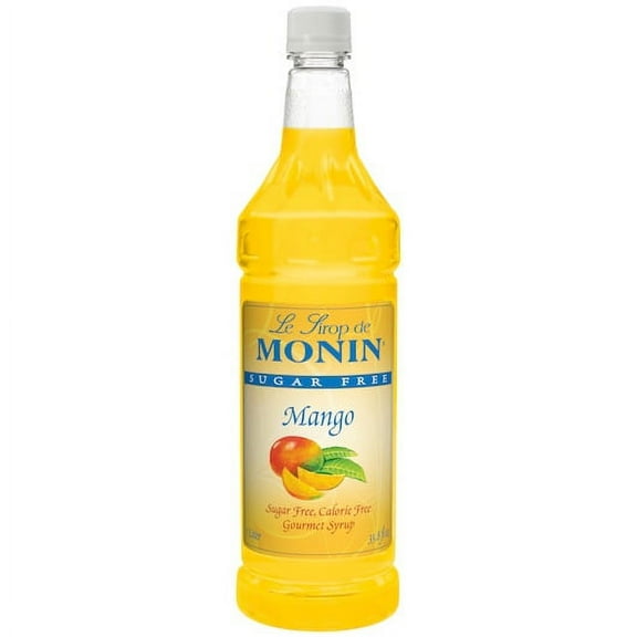 Monin Sugar Free Mango Syrup, 1 Liter, 4 per case