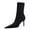 Black, variant on Xfvqtps Womens Stiletto Heel Ankle Boots Pointed Toe Stretch Fashion Boots High Heel Boots for Evening Party Black