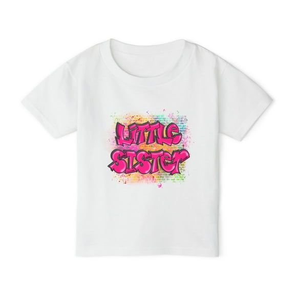 Little Sister Airbrush Apparel Custom Tee Heavy Cotton™ Toddler T-shirt
