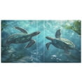 thumbnail image 2 of WOBOGO Sea Turtle File Folders Extra Large Capacity to Hold 200 Sheets of Documents Hard Shell Ring Binder for School Home Office, 2 of 10