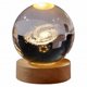 thumbnail image 1 of Bola de cristal de galaxia 3D para una decoración elegante, lámpara de bola de cristal con base de madera maciza para una luz nocturna práctica, 1 of 6