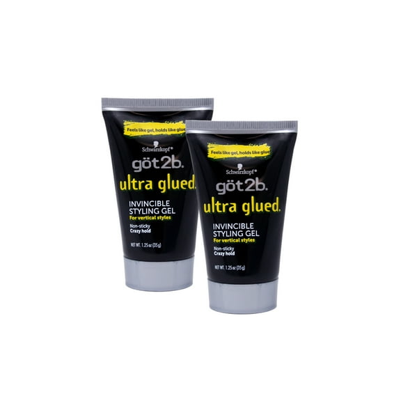 Got 2b Ultra Glued Invincible Styling Gel, 1.25 Ounce (2 Pack)