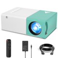 thumbnail image 1 of Proyector Portátil KHQ Mini 200mL HD 1080P WiFi Verde Blanco, 1 of 1