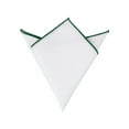 thumbnail image 1 of INSPIRE CHIC Men's Pocket Square Cotton Handkerchiefs for Suits Jacket Green One Size, 1 of 4