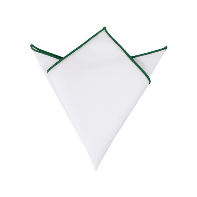 INSPIRE CHIC Men's Pocket Square Cotton Handkerchiefs for Suits Jacket Green One Size