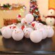 thumbnail image 5 of Luces LED de hadas de muñeco de nieve, luz estelar para jardín, hogar, boda, fiesta de Navidad, funciona con pilas, Metal, blanco cálido Namotu MZQ-1086, 5 of 5