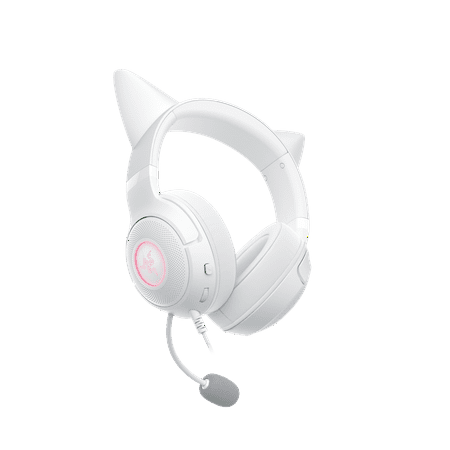 Razer - Kraken Kitty V2 Wired Gaming Headset - White