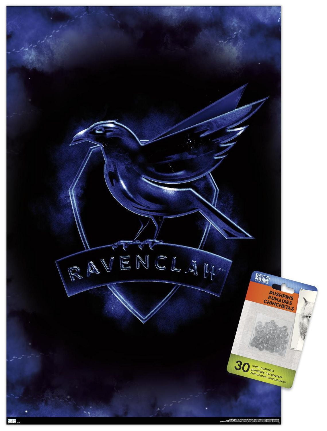 Harry Potter - Ravenclaw Crest Magic Wall Poster, 22.375" x 34"