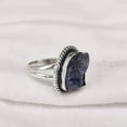 thumbnail image 3 of AAA Natural Tanzanite Ring, Rough Tanzanite Ring, December Birthstone, Bohemian Ring, 925 Sterling Silver, Womens Ring, Christmas, Thanksgiving, Handmade, Statement Jewelry, Rough Gemstone Jewelry, 3 of 5