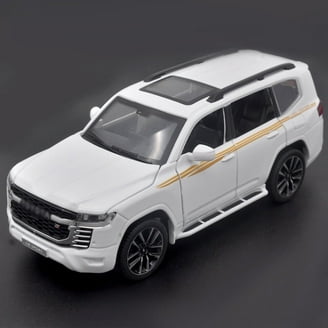 1/32 Scale Landcruiser LC300 Diecast Model Car - Pull Back Toy With Lights & Sound, Zinc Alloy