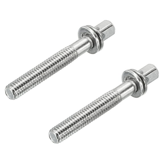 Drum Tension Rods M6 x 40mm for Bass Drum Hardware Parts Accessory Pack of 2