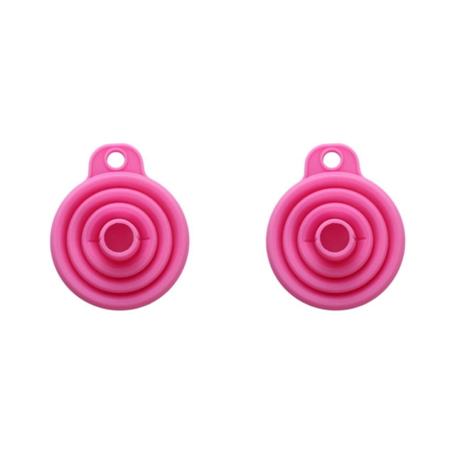 Advancent Embudo plegable con para verter y transferir sin esfuerzo Embudo de silicona útil y duradero Type2 NO2