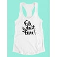thumbnail image 3 of Oh What Fun! Tank Women -Image by Shutterstock, Female x-Small, 3 of 4