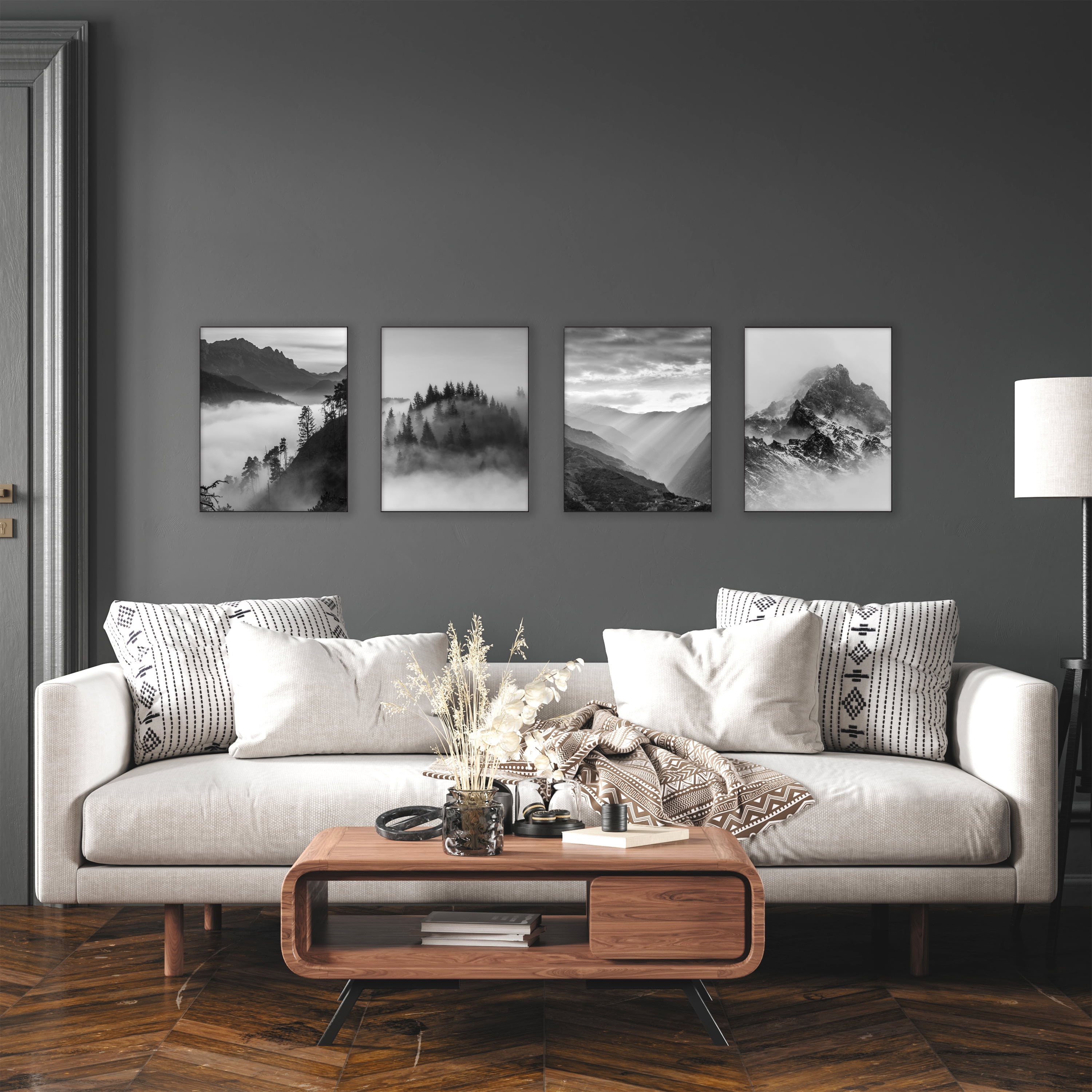 Mainstays 16x20 Black Format Frame Set of 4  (图3) Mainstays 16x20 Black Format Frame Set of 4  (图3)