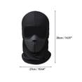 thumbnail image 3 of Motorcycle Balaclava Skull Print Full Face Mask, Stretch Fleece Thermal Headwear for Motorbike, Skiing, Cycling, Windproof & Cold Protection, Winter Rider Gear, 3 of 8