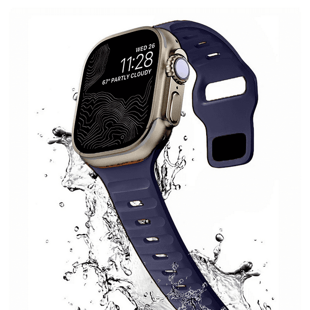 Correa Extensible De Silicona Unisex Sport Ultra M L 42 44 45 49 mm  Para Apple Watch Serie Se
