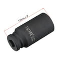 thumbnail image 2 of Unique Bargains 1/2' Drive 26mm 12-Point Deep Impact Socket, CR-MO Steel 78mm Length, Metric Sizes, 2 of 5