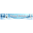 thumbnail image 2 of LUUFILx Winter Wonderland Happy Birthday Banner Snowy Castle Backdrop Decorations Photography Props Party Supplies Magical Frozen Scene Celebration Decor, 2 of 8