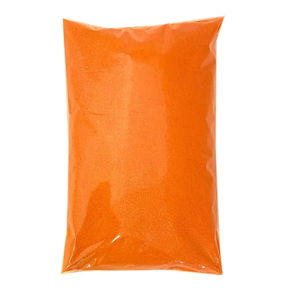 CalCastle Color Sand 2.2 LBS Bulk Pack 18 Colors for Weddings, Vase Filler, Home Decor, Craft Sand (Orange)