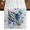 Blue, variant on Marine Conch Burlap Cotton Table Runner 13x48 Inches Long, Summer Underwater Coastal Ocean Watercolor Blue Farmhouse Table Runners, Outdoor Dining Tablecloths Decor for Baby Shower/Party/Wedding