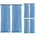 thumbnail image 1 of Cortinas de fondo con lentejuelas SoarDream Baby Blue Glitter, 2,4 x 2,4 m, 1 of 6