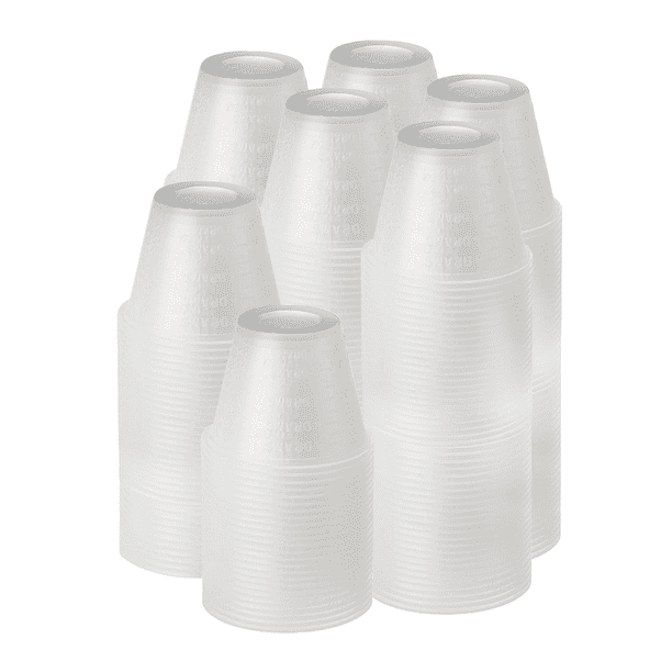 Perfect Stix Disposable Graduated Plastic Medicine Cups Bulk Pack of