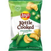 Lay's Potato Chips Kettle Cooked Jalapeno 8 oz