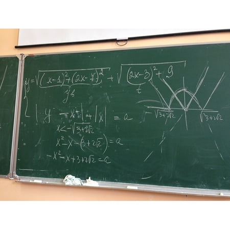 - LAMINATED POSTER Doskva Algebra Mathematics Homework Mel School Poster Print 24 x 36