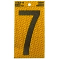 thumbnail image 2 of (2 pack) HY-KO 4" Yellow Self-Adhesive Reflective Number 7, 2 of 9