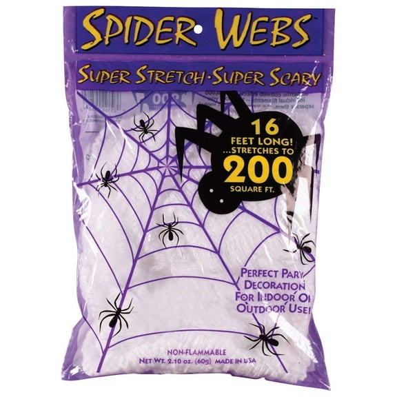 Super Stretch Spider Web Halloween Decoration