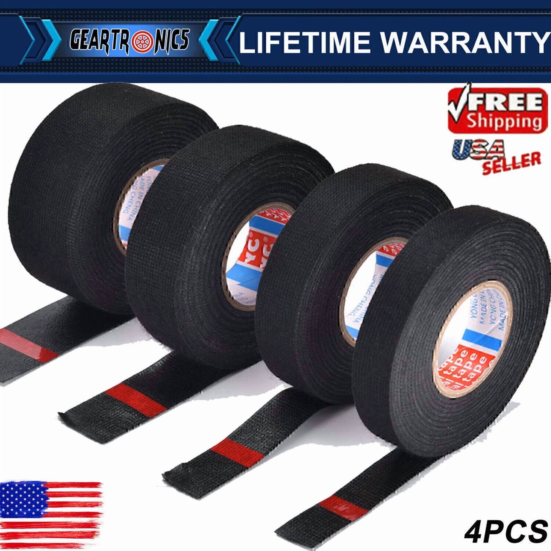 CRESTIN- 4* Rolls Cloth Tape Wire Electrical Wiring Harness Car Auto Suv Truck 19Mm*15M