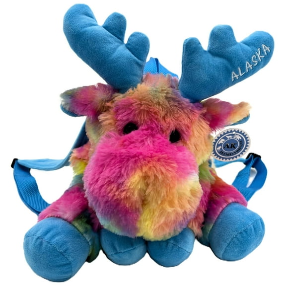 Alaskagift Alaska Tie Dye Moose Backpack