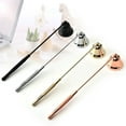 thumbnail image 7 of Home Portable Stainless Steel with Long Handle Bell Shape Cover Candle Extinguisher Snuffer Scented Candle Extinguisher Candle Flame Snuffer Candle Stopper Wick Snuffer ROSE GOLD, 7 of 7