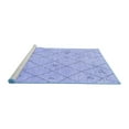 thumbnail image 2 of Ahgly Company Machine Washable Indoor Rectangle Solid Blue Modern Area Rugs, 5' x 7', 2 of 4