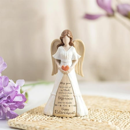 

3 Packs - Desktop Ornament Retirement Gifts For Women Happy Retirement Gift For Woman Teacher Doctors Friends Retired Angel by Niaviben