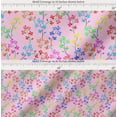 thumbnail image 2 of Soimoi Cotton Cambric Fabric Lilac Floral Print Fabric by The Yard 56 Inch Wide, 2 of 7