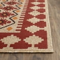 thumbnail image 5 of SAFAVIEH Veranda Magna Southwestern Indoor/Outdoor Runner Rug, 2'3" x 6'7", Red/Natural, 5 of 7