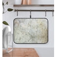 thumbnail image 6 of WIRESTER Microfiber Dish Drying Mat, Absorbent Drying Mat for Kitchen Counter, Dishes Drainer Pad Coaster - Abstract Grey Vintage Grunge Wall, 6 of 6