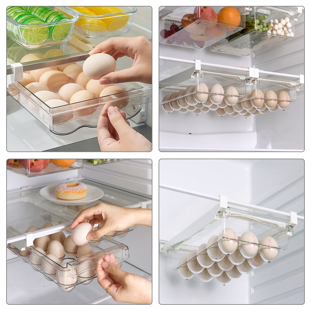 CRILSTYLEO Plastic Egg Container for Refrigerator Safe and Storage