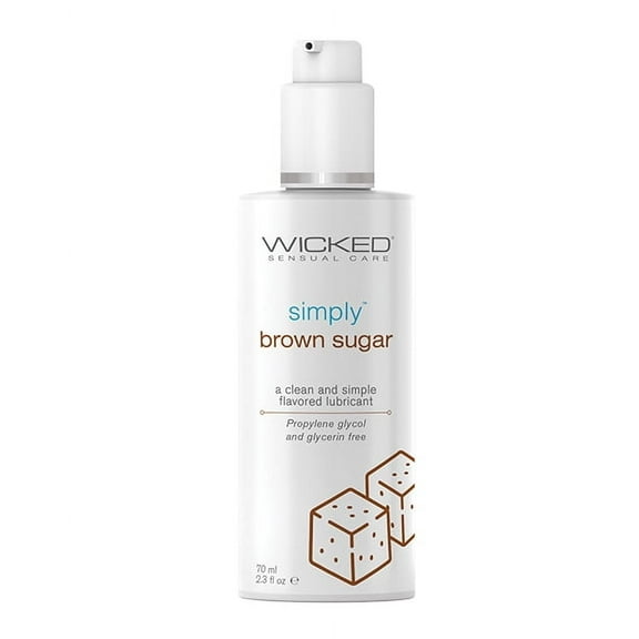 Wicked Sensual Care Simply Water Based Lubricant - 2.3 oz Brown Sugar