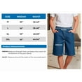 thumbnail image 6 of (2 pack) Turtle Bay New York Men's Stretch Waist Pull On Shorts in Twill Fabric - Free of Buttons & Snaps, 6 of 6