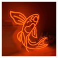 thumbnail image 1 of Letrero De Neón Con Forma De Pez Koi Para Crear Ambiente. Pieza Única Para El Hogar, Bar O Tienda. Iluminación Decorativa De Pared Regulable De 43cm, 1 of 2