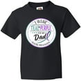thumbnail image 3 of Inktastic Suicide Prevention- I Wear Teal and Purple for My Dad Youth T-Shirt, 3 of 5